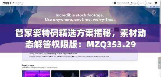 管家婆特码精选方案揭秘,素材动态解答权限版:MZQ353.29