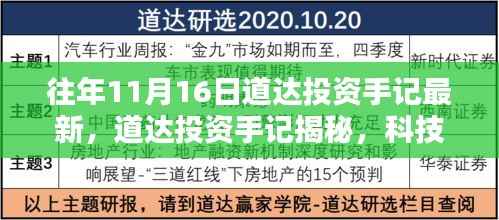 道达投资手记揭秘,科技新星闪耀未来生活新篇章(十一月版)