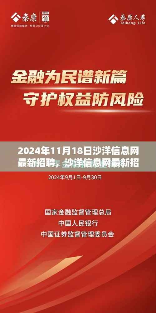 沙洋信息网最新招聘趋势下的就业观点探讨(2024年11月18日)