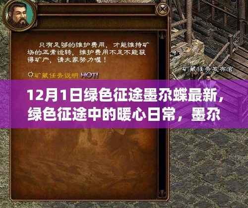 绿色征途中的暖心日常，墨尕蝶的奇妙冬日之旅