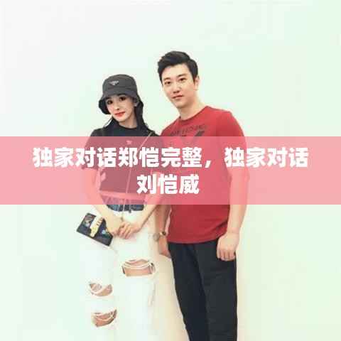 独家对话郑恺完整,独家对话刘恺威