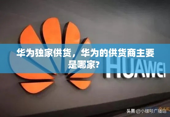 华为独家供货,华为的供货商主要是哪家?