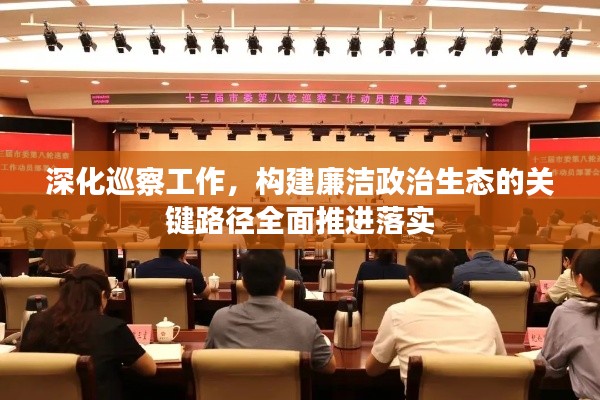 深化巡察工作，构建廉洁政治生态的关键路径全面推进落实